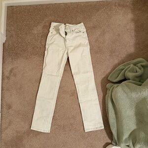Madewell Classic White Denim